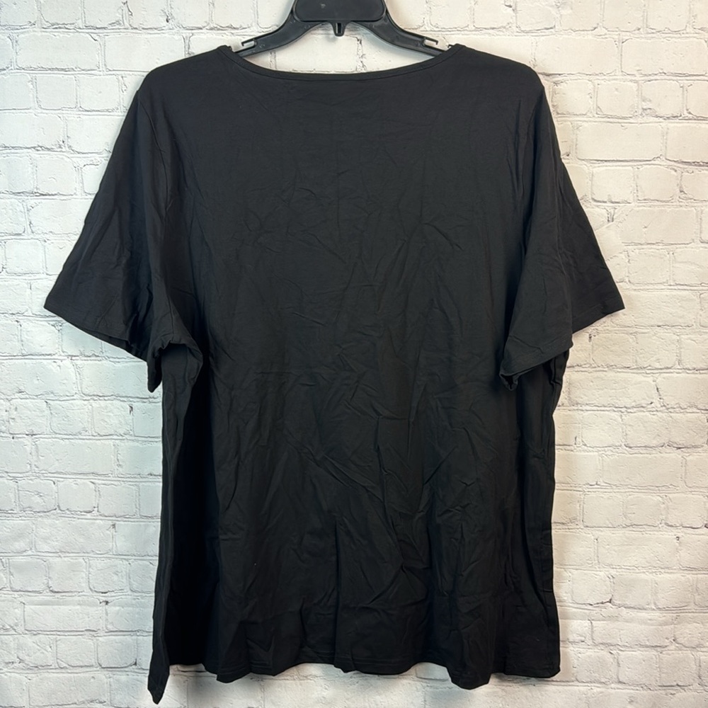 BloomChic Black Cut-Out Women's Top Plus Size 3X - Picture 6 of 6